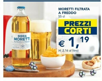 Esselunga Moretti Birra Filtrata A Fredo offerta