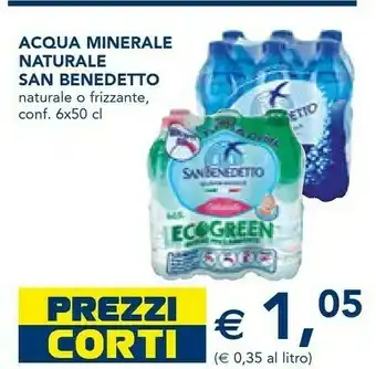 Esselunga San Benedetto Acqua Minerale Naturale 500 G(ml) offerta