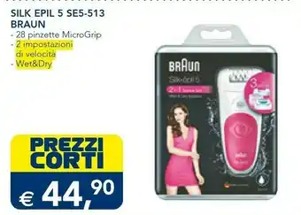 Esselunga Braun Silk Epil 5 Se5-513 offerta