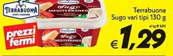 Iper Super Conveniente Terrabuona Sugo vari tipi 130 g` offerta