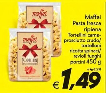 Iper Super Conveniente Maffei Pasta fresca ripiena 450 g offerta