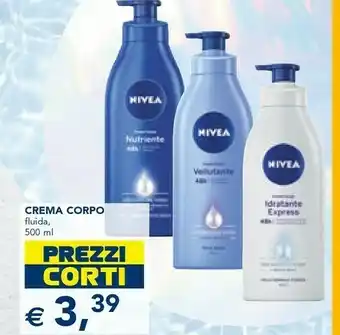 Nivea Crema Corpo Fluida