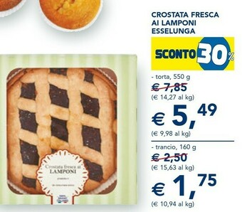 Esselunga - Trancio Fresco Ai Lamponi 160 G(ml)