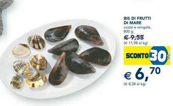 Esselunga Bis Di Frutti Di Mare Cozze E Vongole offerta