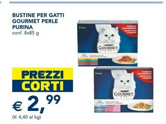 Esselunga Purina Bustine Per Gatti Gourmet Perle offerta
