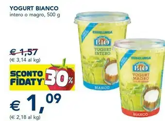 Esselunga Esselunga - Yogurt Magro Bianco Biologico 500 G(ml) offerta
