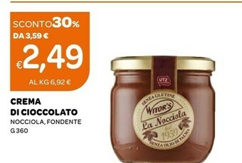 Ekom Witor's Crema al cioccolato offerta