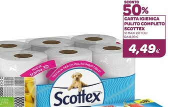 Ekom Scottex Carta igienica offerta