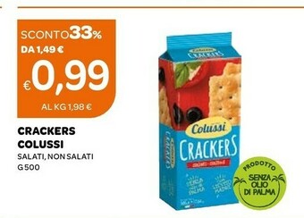 Ekom Colussi Crackers offerta