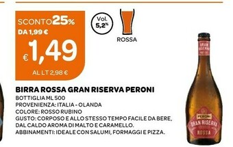 Ekom Peroni Birra offerta