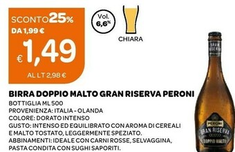 Ekom Peroni Birra offerta