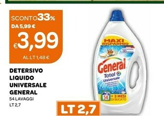 Ekom General Detersivo lavatrice offerta