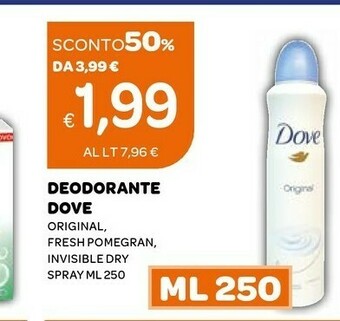 Ekom Dove Deodorante offerta