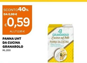 Ekom Granarolo Panna offerta