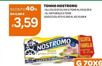 Ekom Nostromo Tonno offerta
