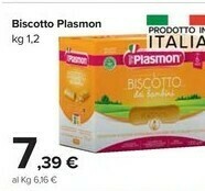 Carrefour Market Plasmon Biscotto offerta