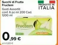 Carrefour Market Fructem Succhi Di Frutta Skipper offerta