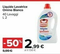 Omino Bianco Liquido Lavatrice