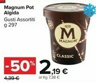 Carrefour Market Algida Magnum Pot White 297 G(ml) offerta