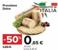 Carrefour Market Latteria Soresina Provolone Dolce offerta