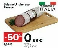 Carrefour Market Fiorucci Salame Ungherese offerta