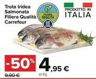 Carrefour Market Carrefour Trota Iridea Salmonata offerta