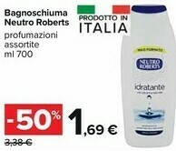 Carrefour Market Neutro Roberts Bagnoschiuma offerta