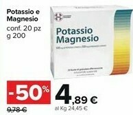 Carrefour Market Potassio E Magnesio offerta