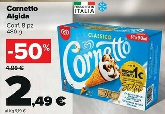 Carrefour Market Algida Cornetto offerta
