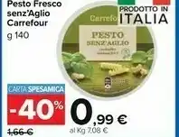 Carrefour Market Carrefour - Pesto Senz'Aglio 140 G(ml) offerta