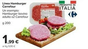 Carrefour Market Carrefour Hamburger Bovino Adulto X2 offerta