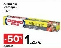 Carrefour Market Domopak Alluminio offerta