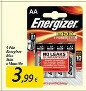 Carrefour Market Energizer Pile offerta