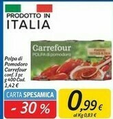 Carrefour Market Pomodori pelati offerta