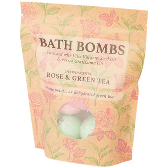 Action Bombe da bagno Rose & Green Tea offerta