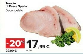 Carrefour Market Pesce spada offerta