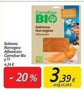 Carrefour Market Salmone affumicato offerta