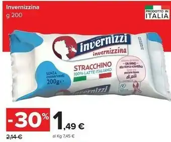 Carrefour Market Invernizzi Stracchino offerta