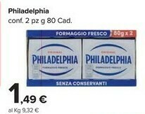 Carrefour Market Philadelphia Formaggio spalmabile offerta