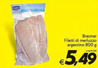 Iper Super Conveniente Brasmar Filetti di merluzzo argentino 800 g offerta