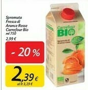 Carrefour Market Succhi di frutta offerta