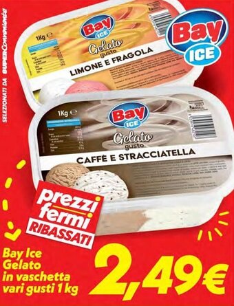 Iper Super Conveniente Bay Ice Gelato in vaschetta vari gusti 1 kg offerta