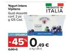 Carrefour Market Vipiteno Yogurt offerta