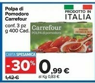 Carrefour Market Pomodori pelati offerta