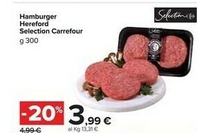 Carrefour Market Selection carrefour Hamburger offerta