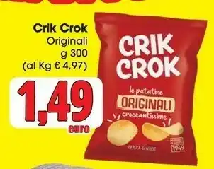 Carrefour Market Crik crok Snack offerta