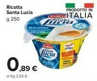 Carrefour Market Santa Lucia Ricotta offerta