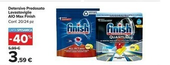 Carrefour Market Finish Detersivo lavastoviglie offerta