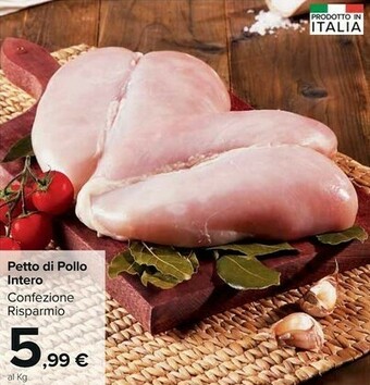 Carrefour Market Petto Di Pollo Intero offerta