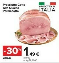 Carrefour Market Parmacotto Prosciutto Cotto Di Alta Qualità offerta